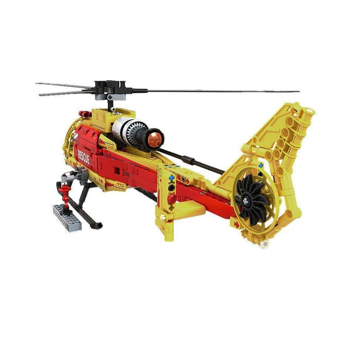 Rescue Helicopter Model Building Blocks (663 stukken) - upgraderc