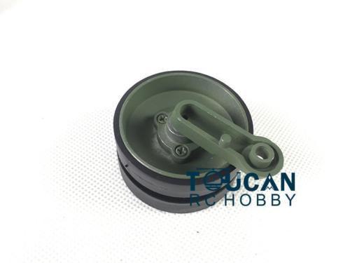 Road Wheels Set for Heng Long Challenger II 3908 (Metaal) - upgraderc