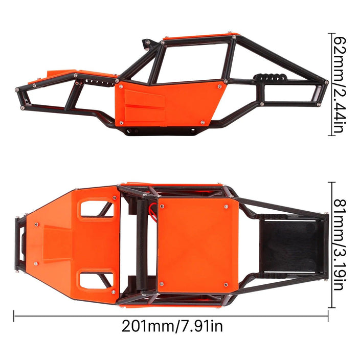 Rock Tarantula Buggy Body Shell Chassis Kit for Traxxas TRX4M 1/18 (Nylon) - upgraderc