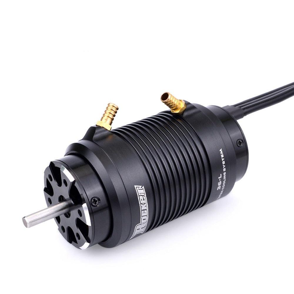 Rocket 3670 1850-2650KV Brushless Motor w/ Watercooling Jacket (Boot) Motor Rocket 3670 1850KV 36S 