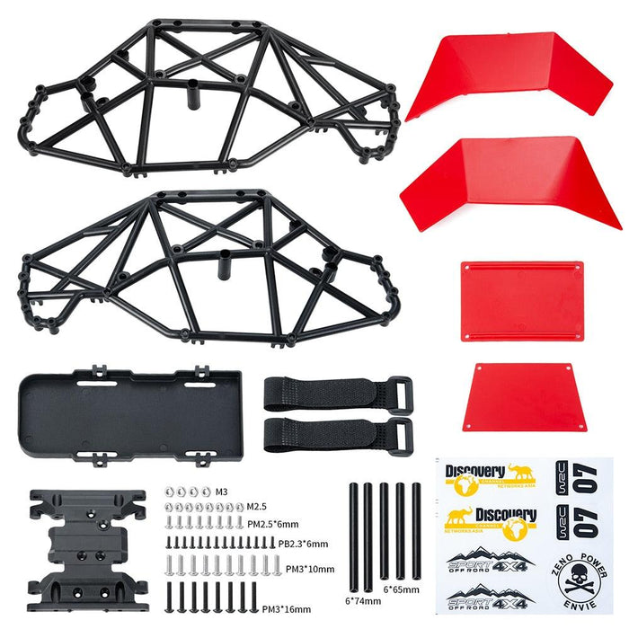 Roll Cage Chassis Shell Kit for Axial SCX10 II 90046 1/10 (Plastic) - upgraderc