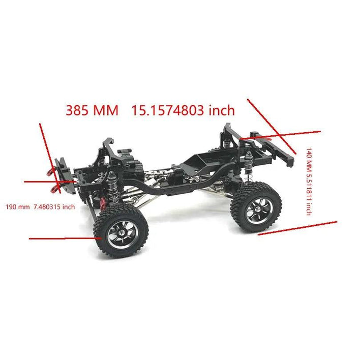 Roller Chassis Kit for MN Model MN128 MN86S 1/12 (Metaal) - upgraderc