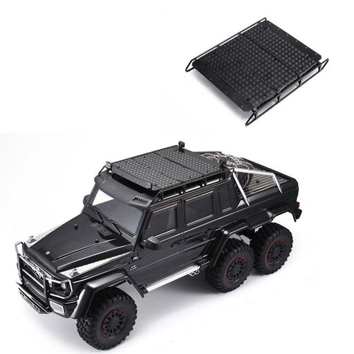 Roof Rack & Skid Plate w/ Lights for Traxxas TRX6 G63 1/10 (Metaal) - upgraderc