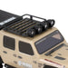 Roof Rack /w Spotlights for Axial SCX24 Jeep Gladiator 1/24 (Metaal) Onderdeel Injora 
