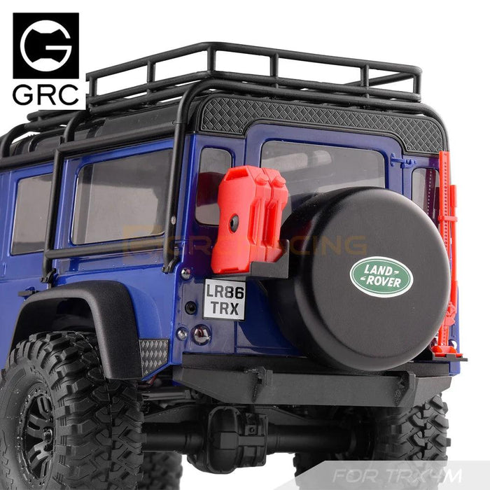 Roof Tail Anti Skid Plate for Traxxas TRX4M Defender 1/18 (Metaal) G178FS G178FB - upgraderc