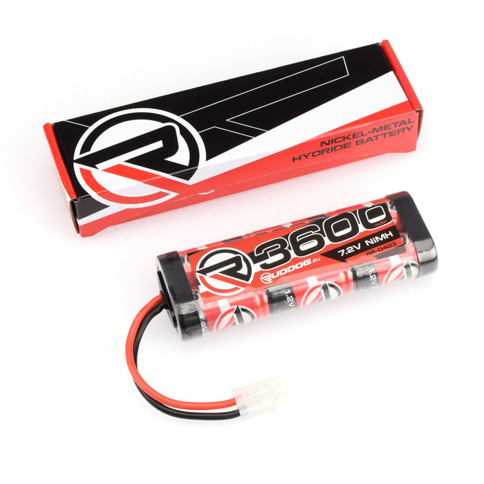 RUDDOG 3600mAh 7.2V NiMH Stick Pack w/ Tamiya Plug