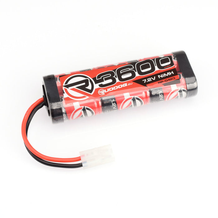 RUDDOG 3600mAh 7.2V NiMH Stick Pack w/ Tamiya Plug