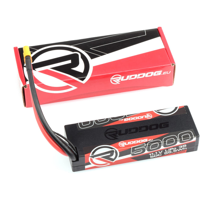 RUDDOG 5000mAh 50C 11.1V 3S LiPo Stick Pack Battery (XT60)