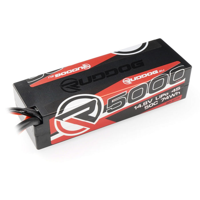 RUDDOG 5000mAh 50C 14.8V LiPo Stick Pack Battery (Deans)