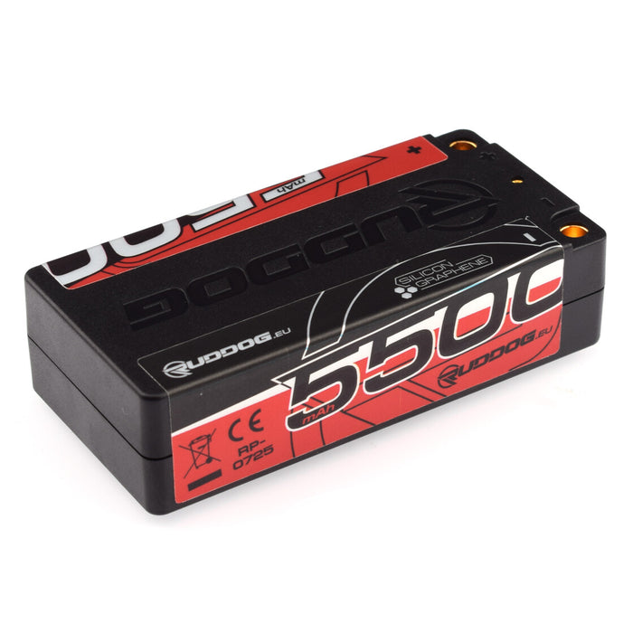 RUDDOG 5500mAh 120C/60C 7.6V 2S Stick Pack LiPo-HV Battery