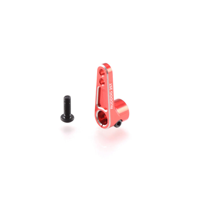 RUDDOG Offset Servo Horn 25T (Alu, Red)