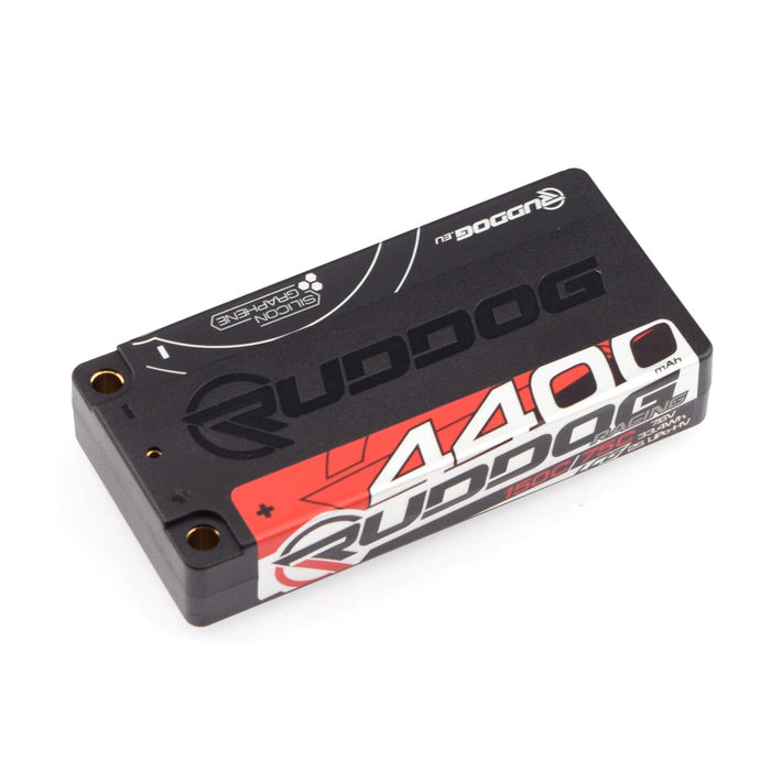RUDDOG Racing 4400mAh 150C/75C 7.6V LCG Pack Batterie LiPo-HV Short Stick