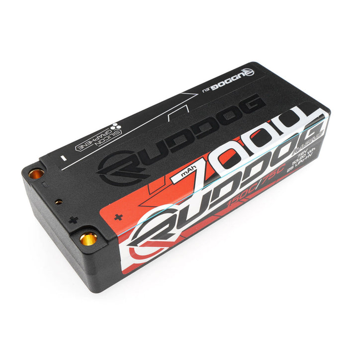 RUDDOG Racing 7000mAh 150C/75C 7.6V 113mm Mid Short Stick Pack LiPo-HV Battery