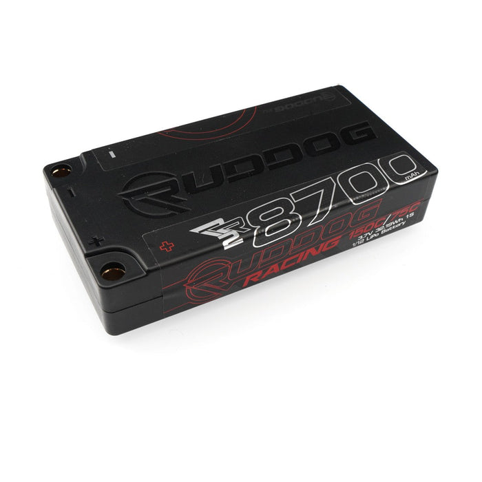 RUDDOG Racing RR2 8700mAh 150C/75C 3.7V 1S 1/12 LiPo Battery