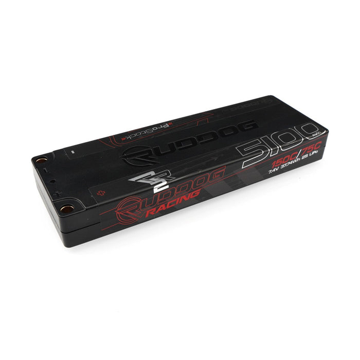 RUDDOG Racing RR2 ProStock 5100mAh 150C/75C 7.4V LiPo Battery