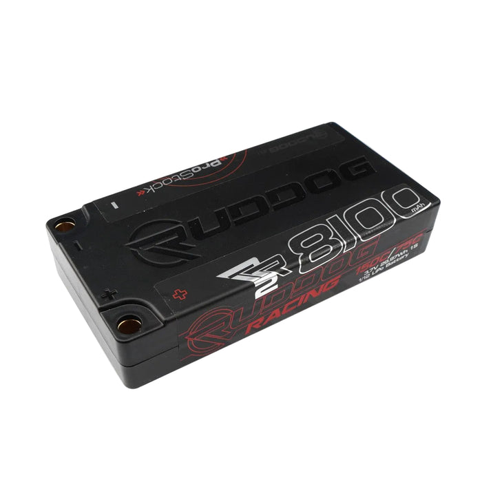 RUDDOG Racing RR2 ProStock 8100mAh 150C/75C 3.7V 1S 1/12 LiPo Battery