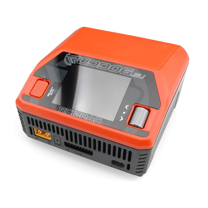 Chargeur AC/DC RUDDOG RC120AC pour batterie LiPo