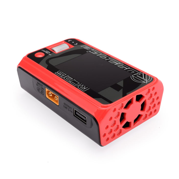 Chargeur DC pour batterie LiPo double canal RUDDOG RC215 500W