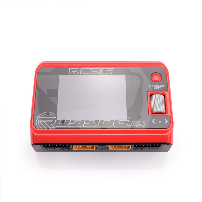 Chargeur DC pour batterie LiPo double canal RUDDOG RC215 500W