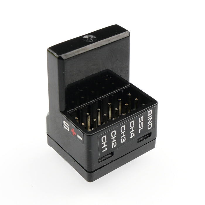 RUDDOG RR404 Récepteur 4 canaux 2,4 GHz (Compatible avec Futaba F-4G)