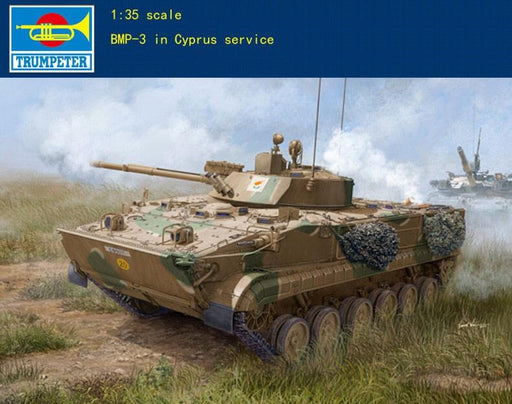 Russia Cyprus BMP-3 Infantry Tank 1/35 Model (Plastic) Bouwset TRUMPETER 