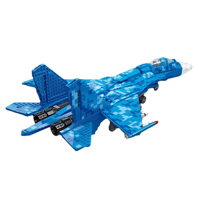 Russian SU-35 Fighter Model Building Blocks (1530 stukken) - upgraderc