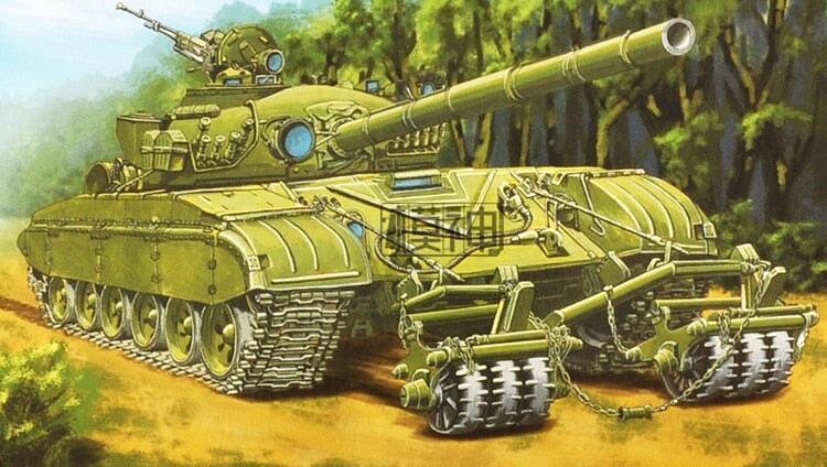 Russian T-72B Tank 1/35 Model (Plastic) Bouwset MiniHobbyModels 