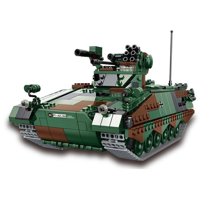 Schutzenpanzer Marder Tank Model Building Blocks (1045 stukken) - upgraderc