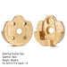 SCX10 III/Capra Steering knuckles/housing (Messing) Onderdeel Injora Steering Knuckle Cap 2a 