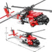 Search and Rescue Helicopter Building Blocks Model (1138 stukken) - upgraderc