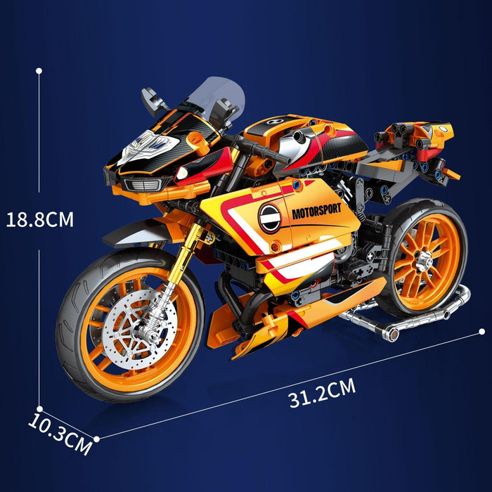 Semky HP2 Motorcycle Model Building Blocks (760 stukken) - upgraderc