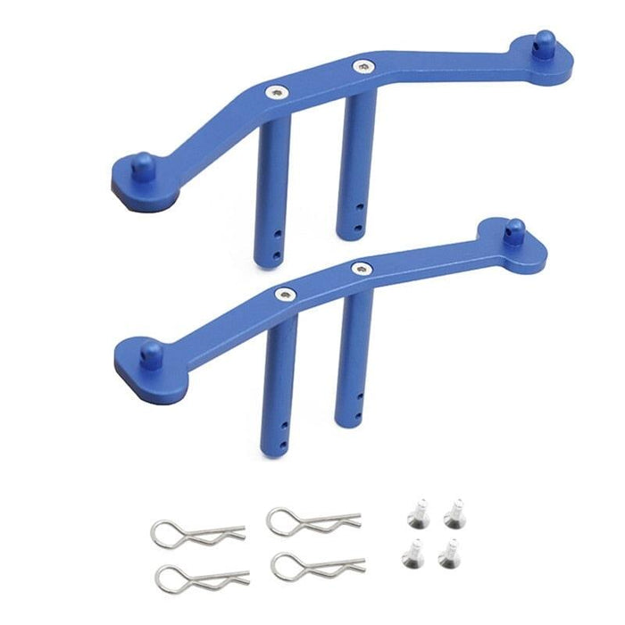 Shell Column Body Posts for Arrma 1/10 (Metaal) Body Mount upgraderc Blue 