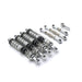 Shock Absorber & Steering Rod Set for WLtoys 1/10, 1/12 (Metaal) Onderdeel upgraderc Silver 