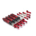 Shock Absorber & Steering Rod Set for WLtoys 1/10, 1/12 (Metaal) Onderdeel upgraderc Red 