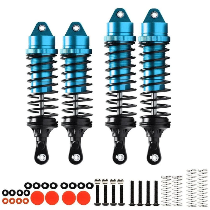 Shock Absorber Set for Arrma VORTEKS 3S 1/10 (Aluminium) Schokdemper upgraderc Blue