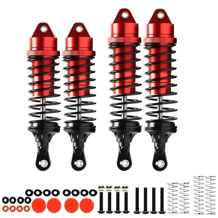 Shock Absorber Set for Arrma VORTEKS 3S 1/10 (Aluminium) Schokdemper upgraderc Red