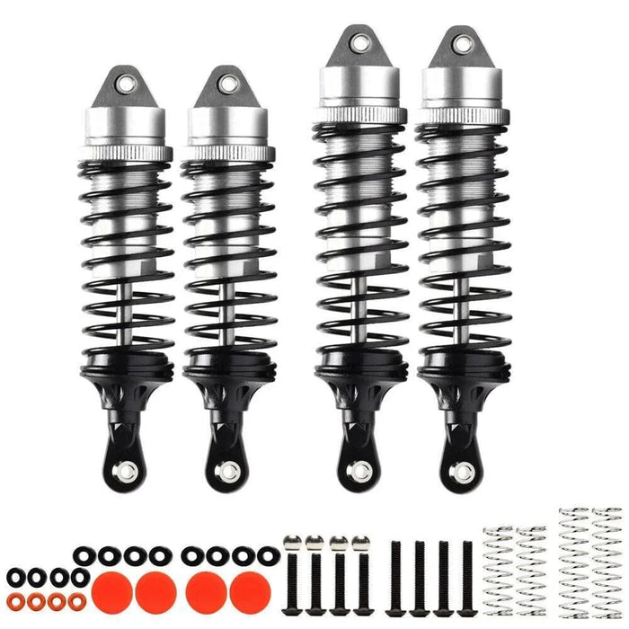 Shock Absorber Set for Arrma VORTEKS 3S 1/10 (Aluminium) Schokdemper upgraderc Silver