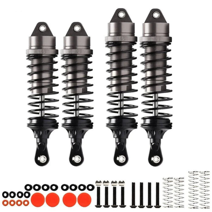 Shock Absorber Set for Arrma VORTEKS 3S 1/10 (Aluminium) Schokdemper upgraderc Gray
