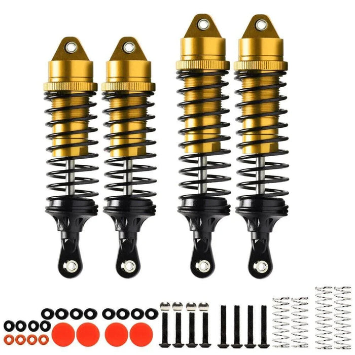 Shock Absorber Set for Arrma VORTEKS 3S 1/10 (Aluminium) Schokdemper upgraderc Gold