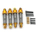 Shock Absorbers Oil Dampers for FMS FCX24 1/24 (Metaal) Onderdeel upgraderc Yellow 