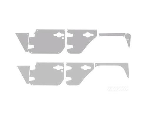 Side Anti-skid Plate Set for Axial SCX10 III Wrangler (RVS) - upgraderc