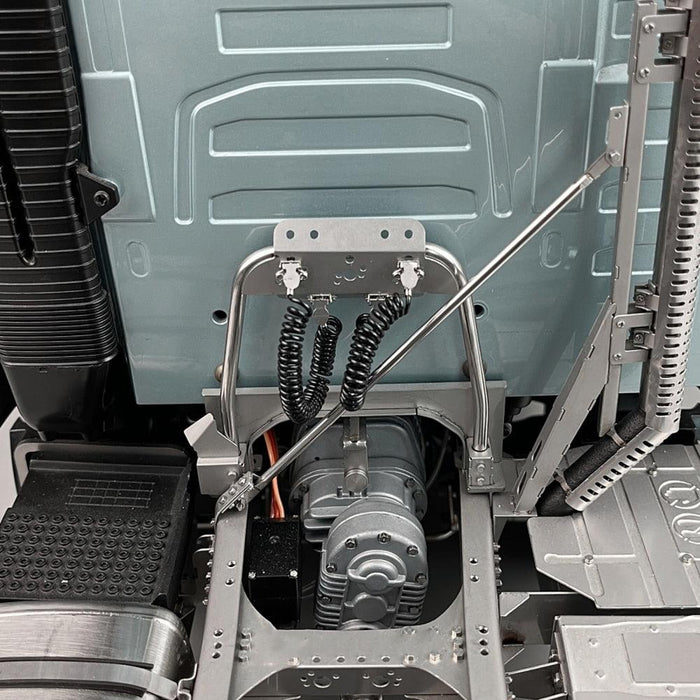 Simulation Gas Pipe Rack for Tamiya 1/14 Truck (Metaal) Onderdeel upgraderc 