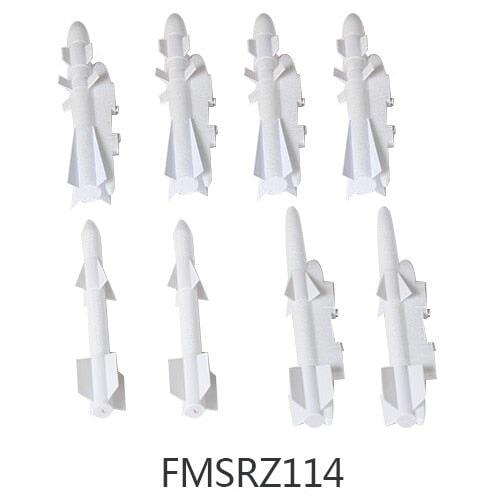 Simulation Missile Set for FMS SU27 70mm FMSRZ114 (Schuim) Onderdeel FMS 