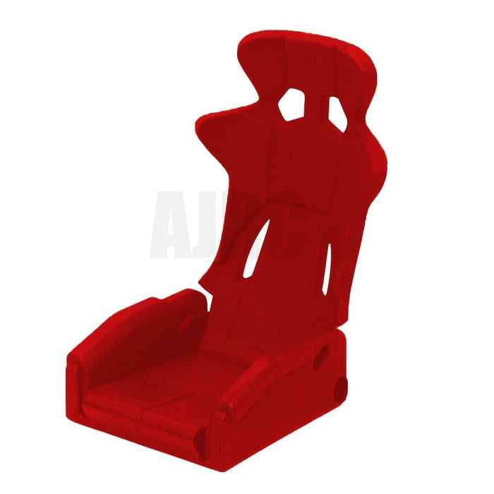 Simulation Racing Seat for 1/10 Crawler (Plastic) Onderdeel AJRC Red B 