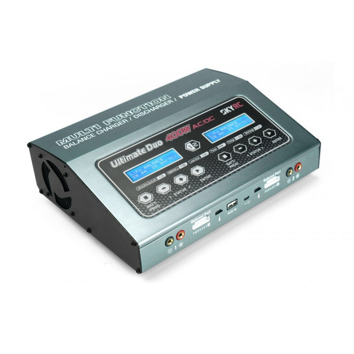 SkyRC D400 Ultimate Duo 400w AC/DC Charger w/ Power Distribution