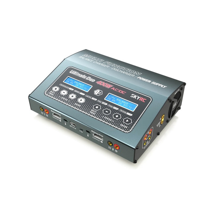 SkyRC D400 Ultimate Duo 400w AC/DC Charger w/ Power Distribution