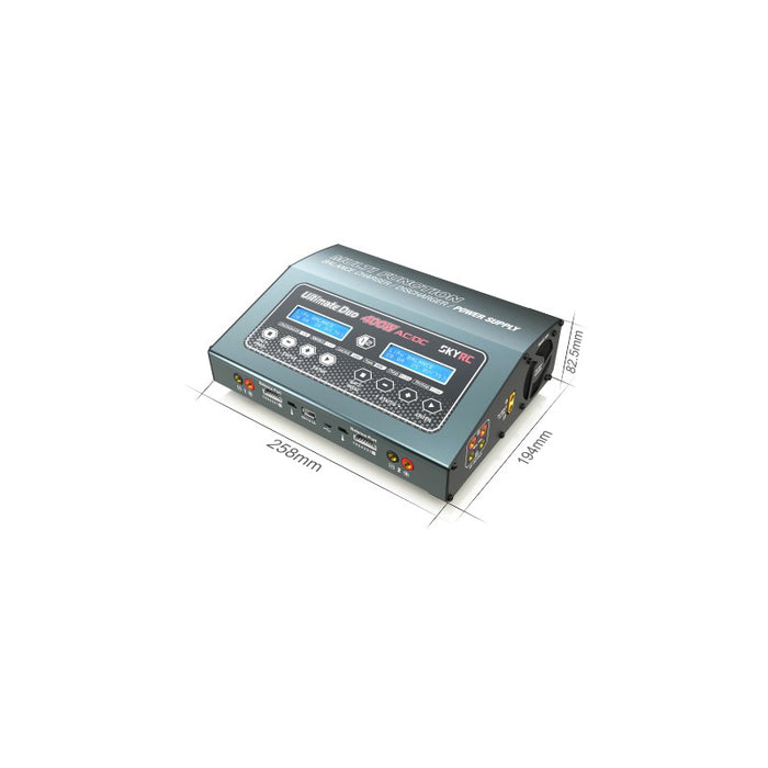 SkyRC D400 Ultimate Duo 400w AC/DC Charger w/ Power Distribution