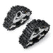 Snow Tires Sandmobile Conversion for Axial SCX10 (Aluminium, Rubber) Band en/of Velg Yeahrun A-2PCS 