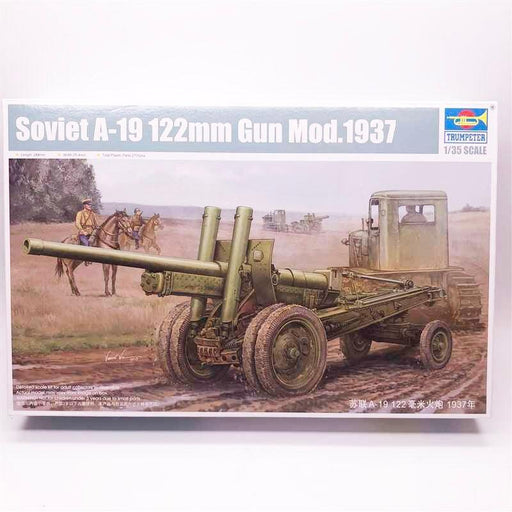 Soviet A-19 122mm Gun M1937 1/35 Model (Plastic) Bouwset TRUMPETER 