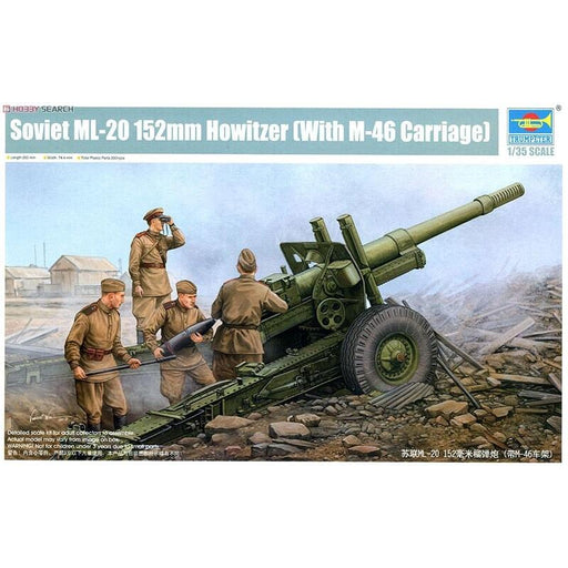 Soviet ML-20 152mm Howitzer M46 Model (Plastic) Bouwset TRUMPETER 